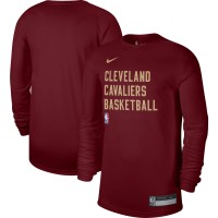 Футболка с длинным рукавом Cleveland Cavaliers Nike Unisex 2023/24 Legend On-Court Practice - Wine