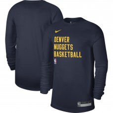 Футболка с длинным рукавом Denver Nuggets Nike Unisex 2023 Legend On-Court Practice - Navy
