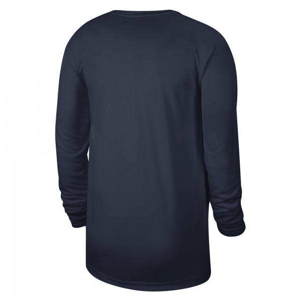 Футболка с длинным рукавом Denver Nuggets Nike Unisex 2023 Legend On-Court Practice - Navy
