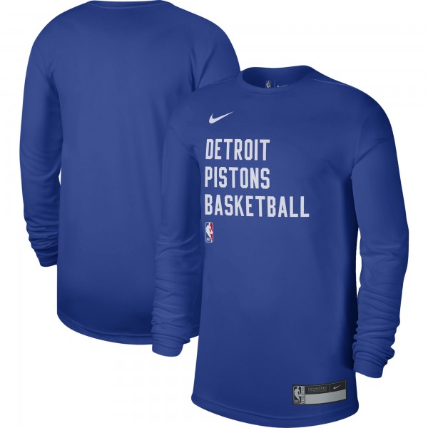 Футболка с длинным рукавом Detroit Pistons Nike Unisex 2023/24 Legend On-Court Practice - Blue