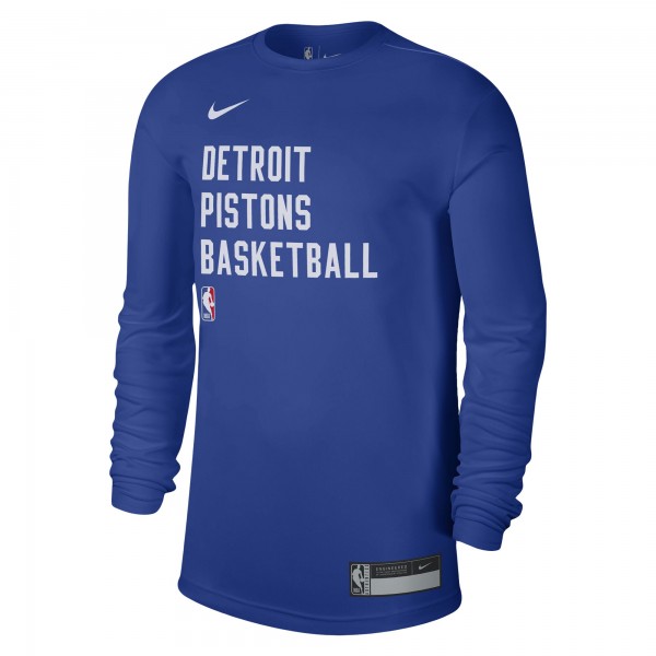 Футболка с длинным рукавом Detroit Pistons Nike Unisex 2023/24 Legend On-Court Practice - Blue