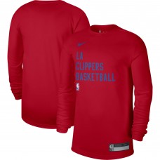 Футболка с длинным рукавом LA Clippers Nike Unisex 2023/24 Legend On-Court Practice - Red