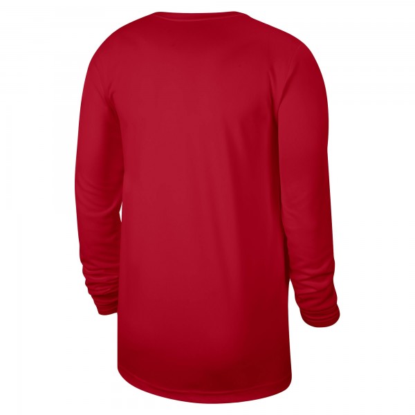 Футболка с длинным рукавом LA Clippers Nike Unisex 2023/24 Legend On-Court Practice - Red