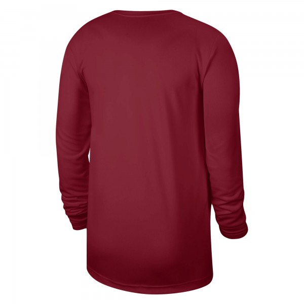 Футболка с длинным рукавом Miami Heat Nike Unisex 2023/24 Legend On-Court Practice - Red