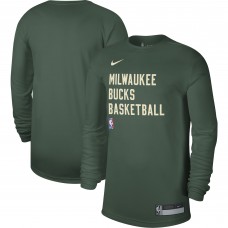 Футболка с длинным рукавом Milwaukee Bucks Nike Unisex 2023/24 Legend On-Court Practice - Hunter Green