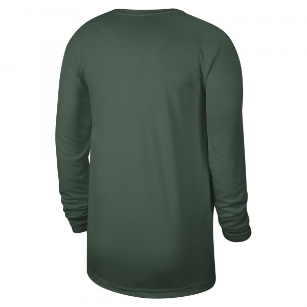 Футболка с длинным рукавом Milwaukee Bucks Nike Unisex 2023/24 Legend On-Court Practice - Hunter Green