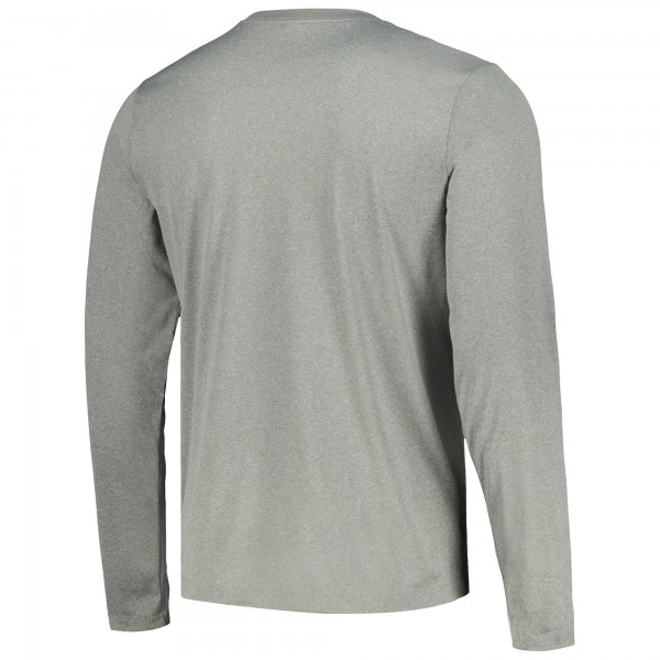 Футболка с длинным рукавом Philadelphia 76ers Nike Unisex 2023/24 Legend On-Court Practice - Heather Gray