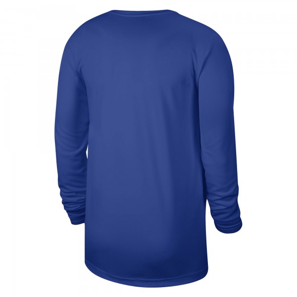 Футболка с длинным рукавом Philadelphia 76ers Nike Unisex 2023/24 Legend On-Court Practice - Royal