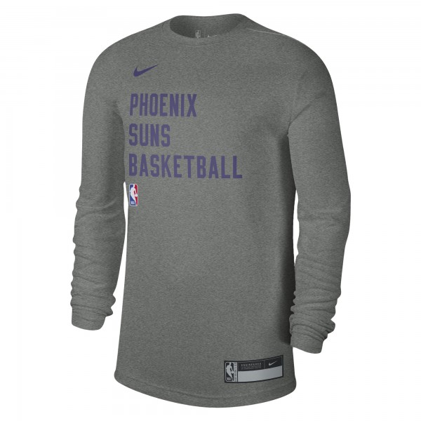 Футболка с длинным рукавом Phoenix Suns Nike Unisex 2023/24 Legend On-Court Practice - Heather Gray