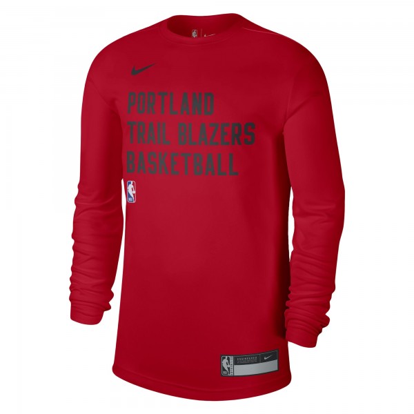 Футболка с длинным рукавом Portland Trail Blazers Nike Unisex 2023/24 Legend On-Court Practice - Red