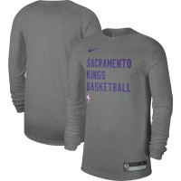 Футболка с длинным рукавом Sacramento Kings Nike Unisex 2023/24 Legend On-Court Practice - Heather Gray