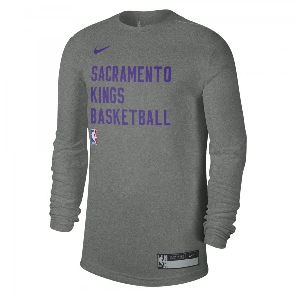 Футболка с длинным рукавом Sacramento Kings Nike Unisex 2023/24 Legend On-Court Practice - Heather Gray