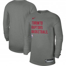 Футболка с длинным рукавом Toronto Raptors Nike Unisex 2023/24 Legend On-Court Practice - Heather Gray