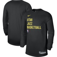 Футболка с длинным рукавом Utah Jazz Nike Unisex 2023/24 Legend On-Court Practice - Black