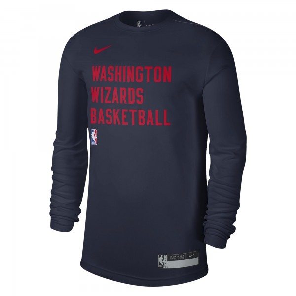 Unisex Washington Wizards Nike Navy 2023/24 Legend On-Court Practice Long Sleeve T-Shirt