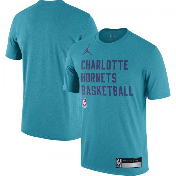 Футболка Charlotte Hornets Jordan Brand 2023/24 Sideline Legend Performance Practice - Teal