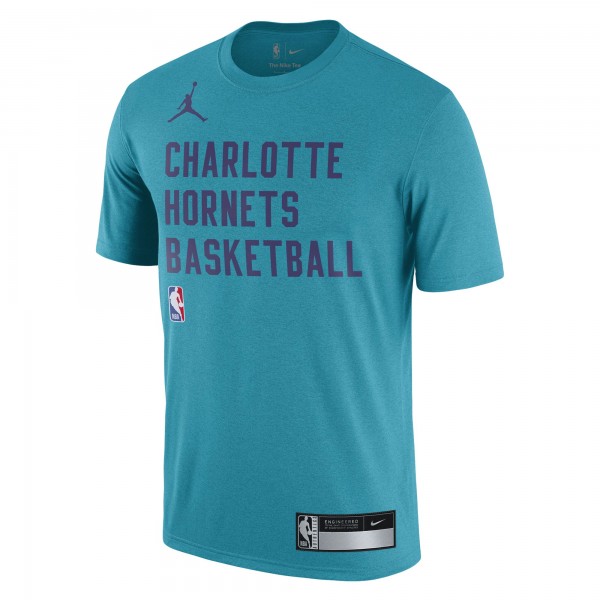 Футболка Charlotte Hornets Jordan Brand 2023/24 Sideline Legend Performance Practice - Teal