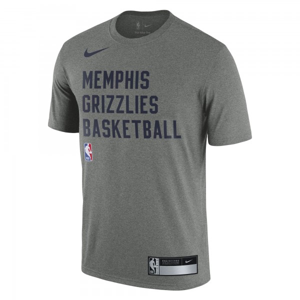 Футболка Memphis Grizzlies Nike 2023/24 Sideline Legend Performance Practice - Heather Gray