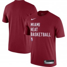 Miami Heat Nike 2023/24 Sideline Legend Performance Practice T-Shirt - Red