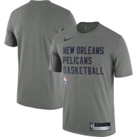 Футболка New Orleans Pelicans Nike 2023/24 Sideline Legend Performance Practice - Heather Gray