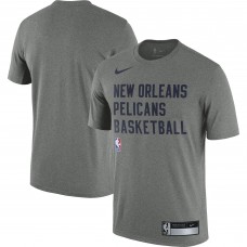 Футболка New Orleans Pelicans Nike 2023/24 Sideline Legend Performance Practice - Heather Gray