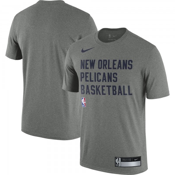 Футболка New Orleans Pelicans Nike 2023/24 Sideline Legend Performance Practice - Heather Gray