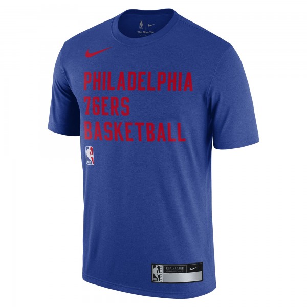Футболка Philadelphia 76ers Nike 2023/24 Sideline Legend Performance Practice - Royal