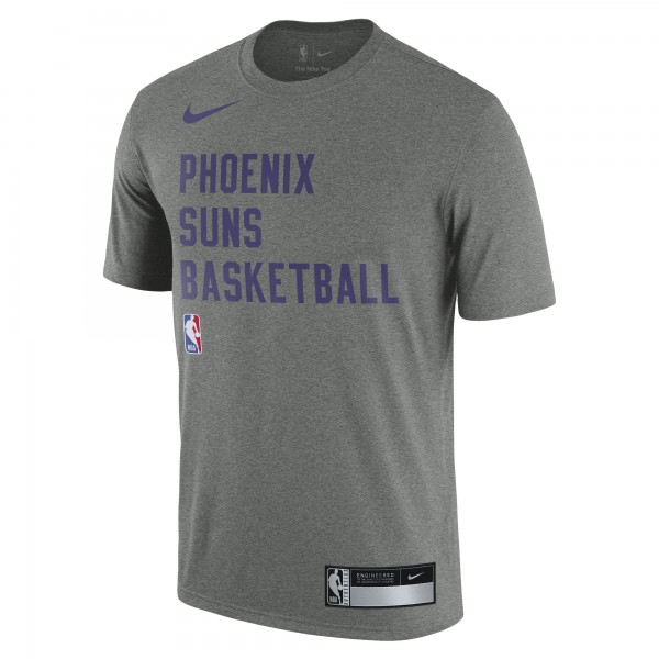 Футболка Phoenix Suns Nike 2023/24 Sideline Legend Performance Practice - Heather Gray
