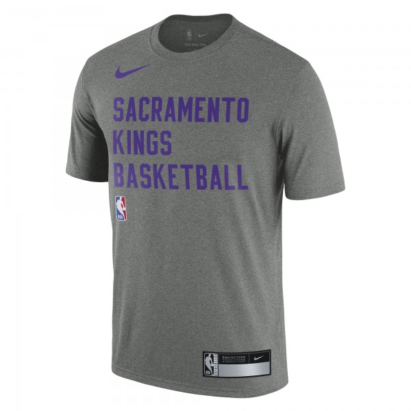 Футболка Sacramento Kings Nike 2023/24 Sideline Legend Performance Practice - Heather Gray