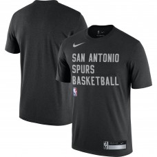 Футболка San Antonio Spurs Nike 2023/24 Sideline Legend Performance Practice - Black