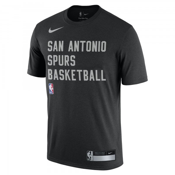 Футболка San Antonio Spurs Nike 2023/24 Sideline Legend Performance Practice - Black