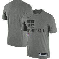Футболка Utah Jazz Nike 2023/24 Sideline Legend Performance Practice - Heather Gray