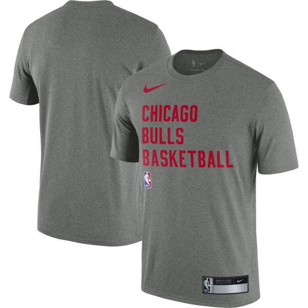 Футболка Chicago Bulls Nike 2023/24 Sideline Legend Performance Practice - Heather Gray