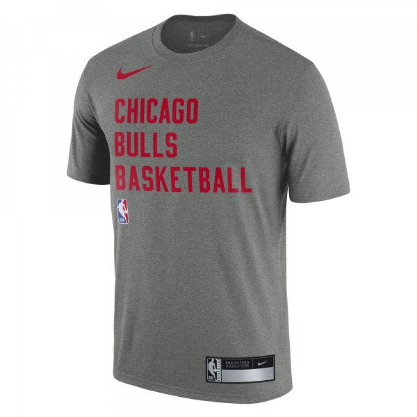 Футболка Chicago Bulls Nike 2023/24 Sideline Legend Performance Practice - Heather Gray