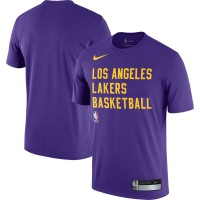 Футболка Los Angeles Lakers Nike 2023/24 Sideline Legend Performance Practice - Purple