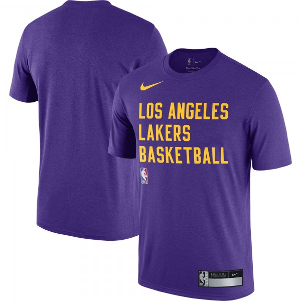 Футболка Los Angeles Lakers Nike 2023/24 Sideline Legend Performance Practice - Purple
