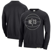 Кофта Brooklyn Nets Nike 2023/24 Authentic Standard Issue Travel Performance - Black