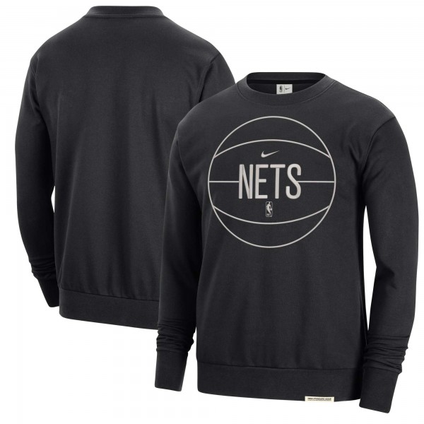 Кофта Brooklyn Nets Nike 2023/24 Authentic Standard Issue Travel Performance - Black