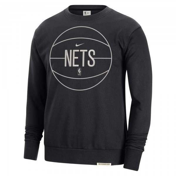 Кофта Brooklyn Nets Nike 2023/24 Authentic Standard Issue Travel Performance - Black