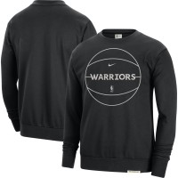Кофта Golden State Warriors Nike 2023/24 Authentic Standard Issue Travel Performance - Black