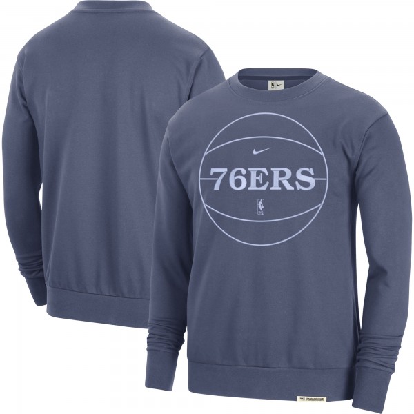 Кофта Philadelphia 76ers Nike 2023/24 Authentic Standard Issue Travel Performance - Navy