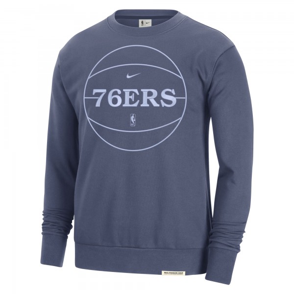 Кофта Philadelphia 76ers Nike 2023/24 Authentic Standard Issue Travel Performance - Navy