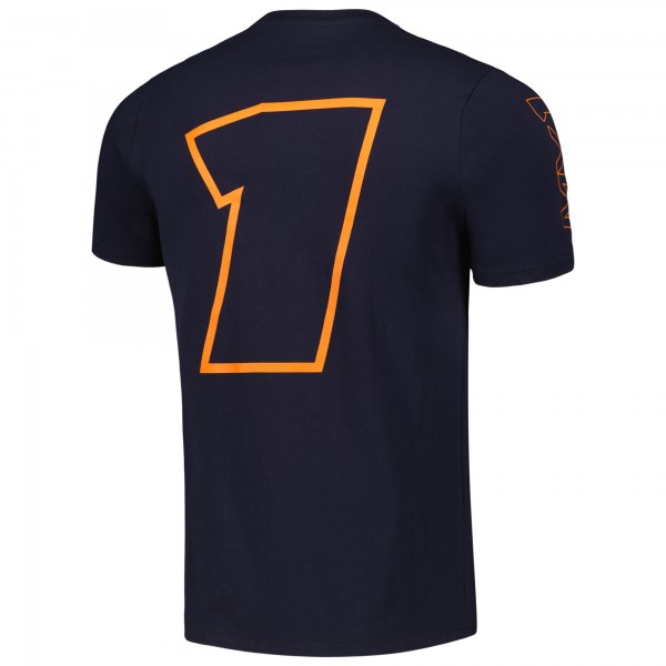 Футболка Max Verstappen Red Bull Racing Castore Unisex 2023 Driver - Navy
