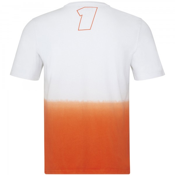Футболка Max Verstappen Red Bull Racing Castore Unisex 2023 Driver - White/Orange