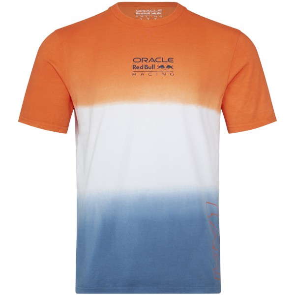 Футболка Max Verstappen Red Bull Racing Castore Unisex 2023 Driver - Orange/White/Blue