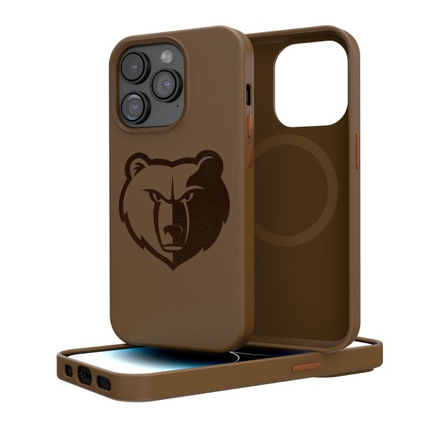 Чехол на телефон Memphis Grizzlies iPhone Magnetic - Brown