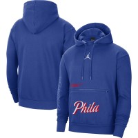 Толстовка Philadelphia 76ers Jordan Brand Courtside Statement Edition - Royal