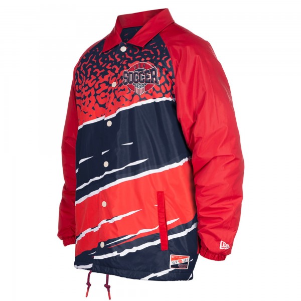 Куртка USMNT 5th & Ocean by New Era Throwback Coaches Raglan - Navy