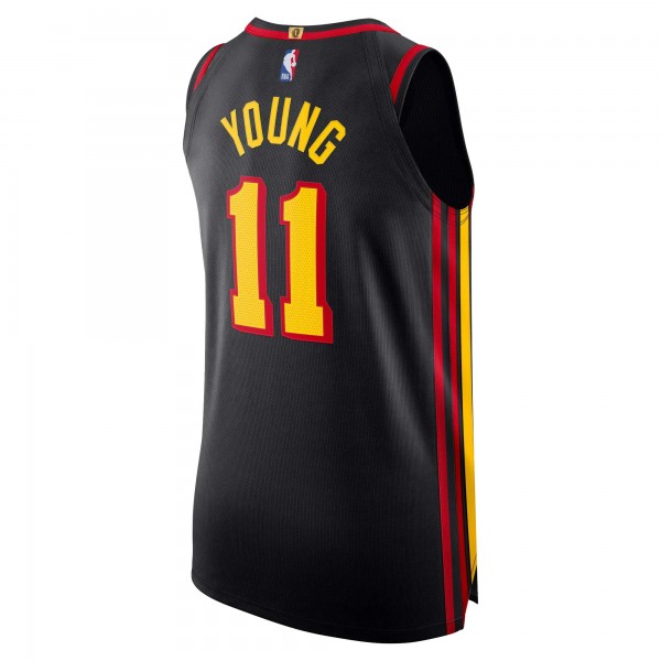 Игровая форма  Trae Young Atlanta Hawks Jordan Brand Authentic Player - Statement Edition - Black