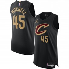 Игровая форма  Donovan Mitchell Cleveland Cavaliers Jordan Brand Authentic Player - Statement Edition - Black